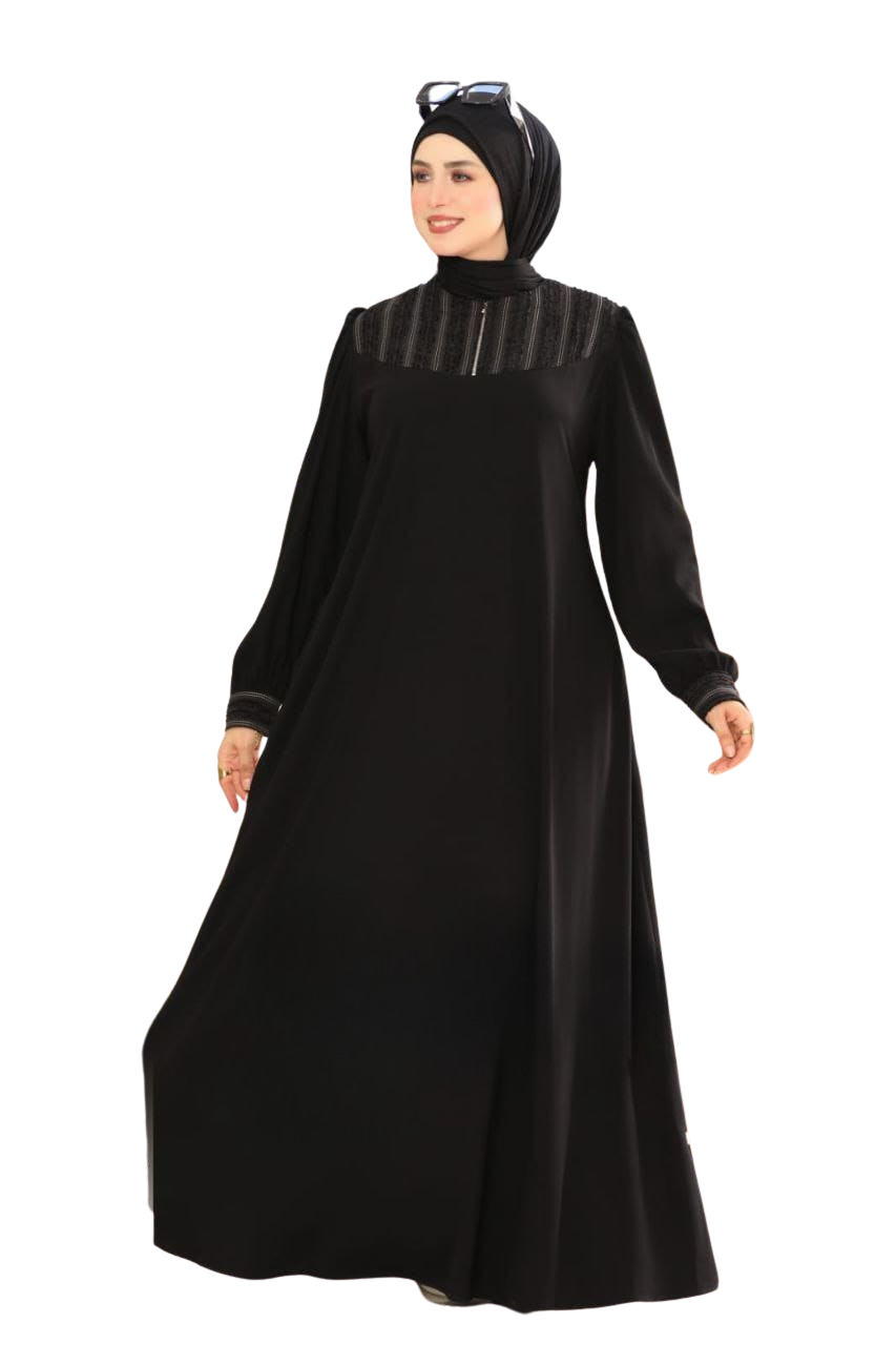 عباية شيفون موردي