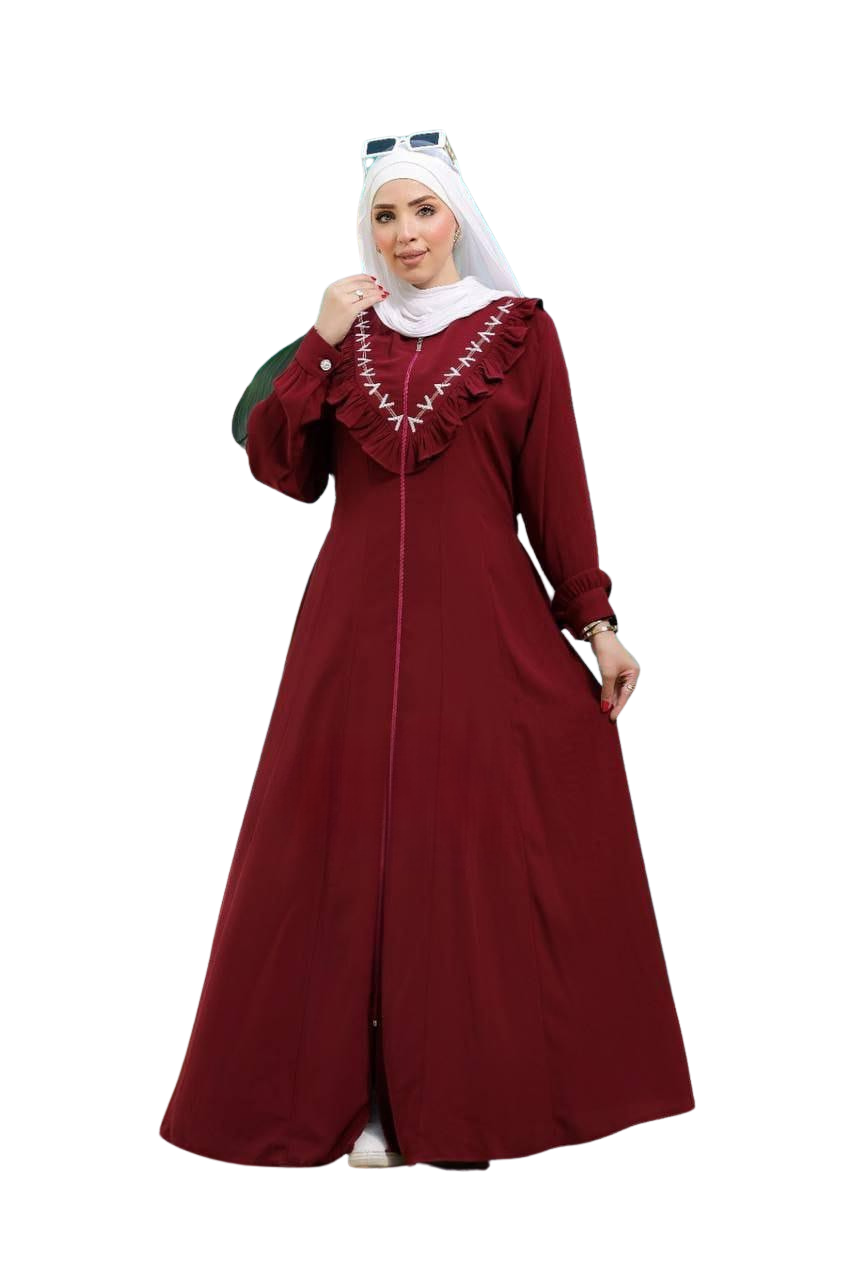 عباية ساتان أنيقة