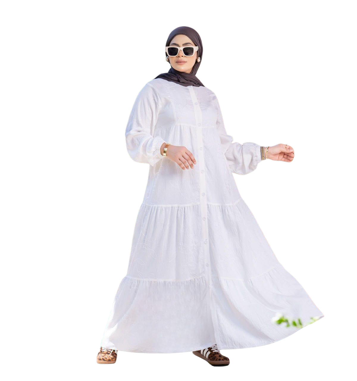 عباية كريب كلاسيكي