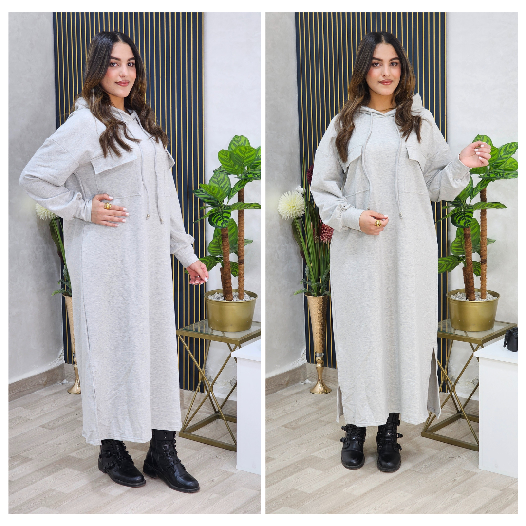 هودي أوفرسايز كاجوال – ستايل محجبات عصري