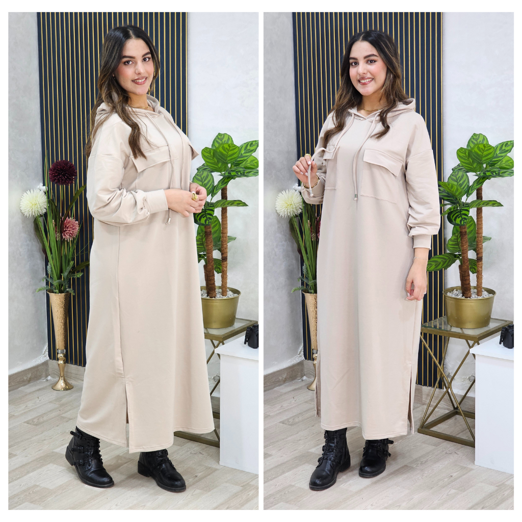 هودي أوفرسايز كاجوال – ستايل محجبات عصري