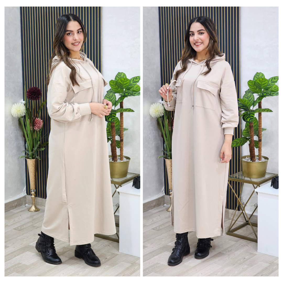 هودي أوفرسايز كاجوال – ستايل محجبات عصري