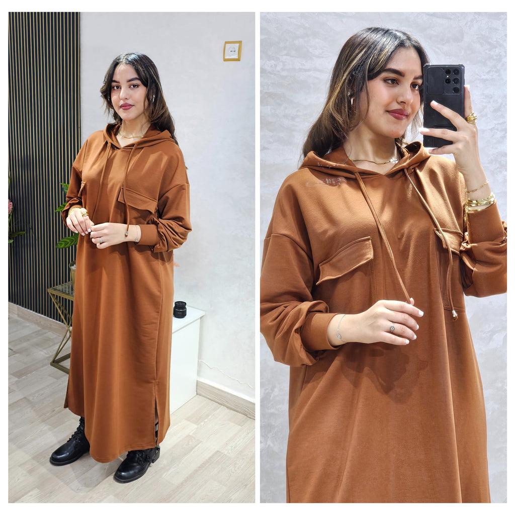 هودي أوفرسايز كاجوال – ستايل محجبات عصري