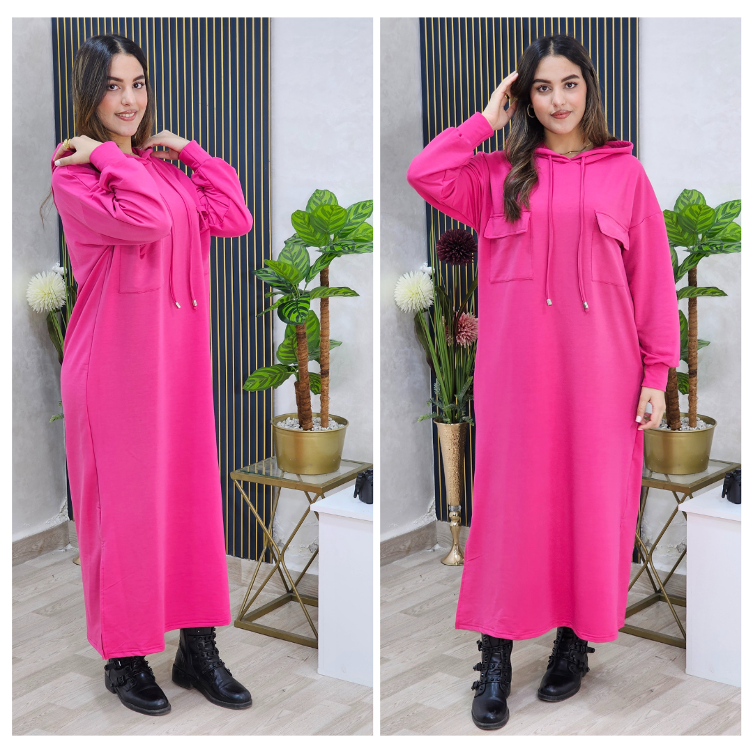 هودي أوفرسايز كاجوال – ستايل محجبات عصري