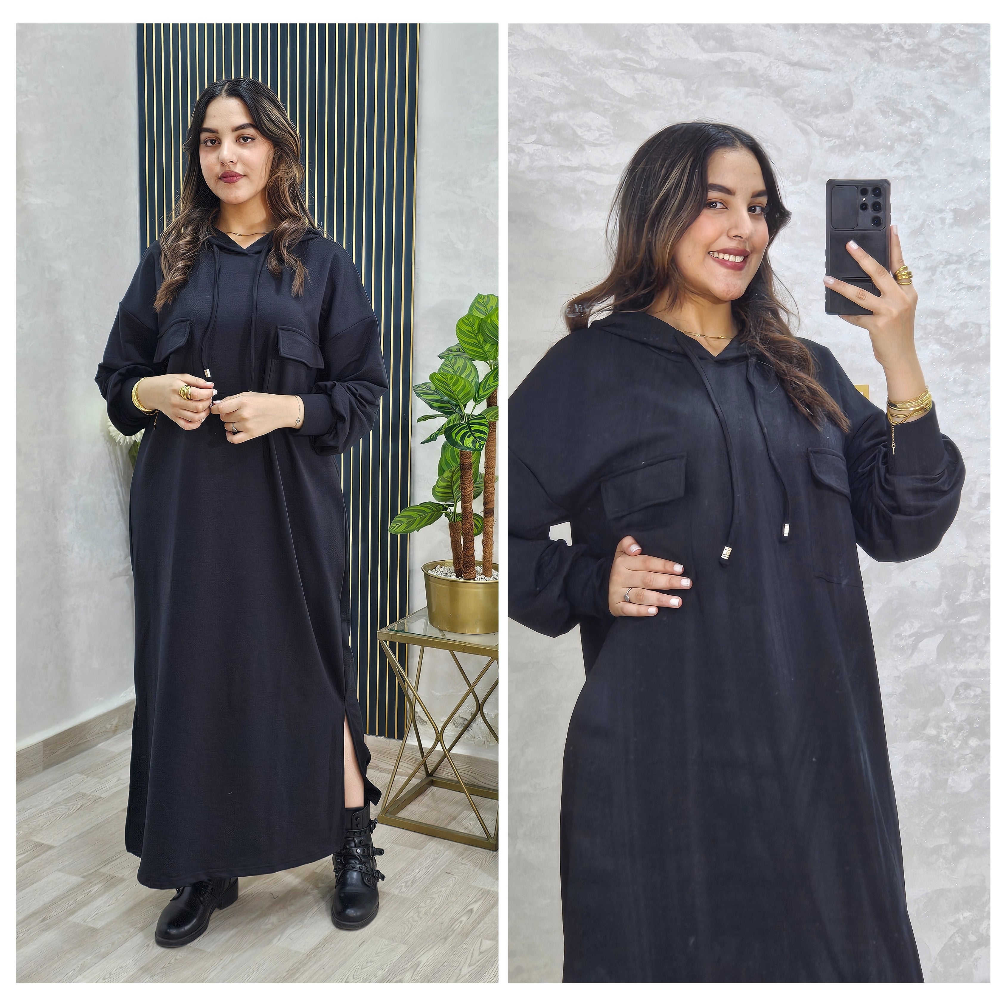 هودي أوفرسايز كاجوال – ستايل محجبات عصري